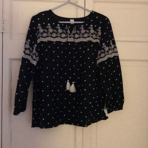Old Navy peasant blouse nwot